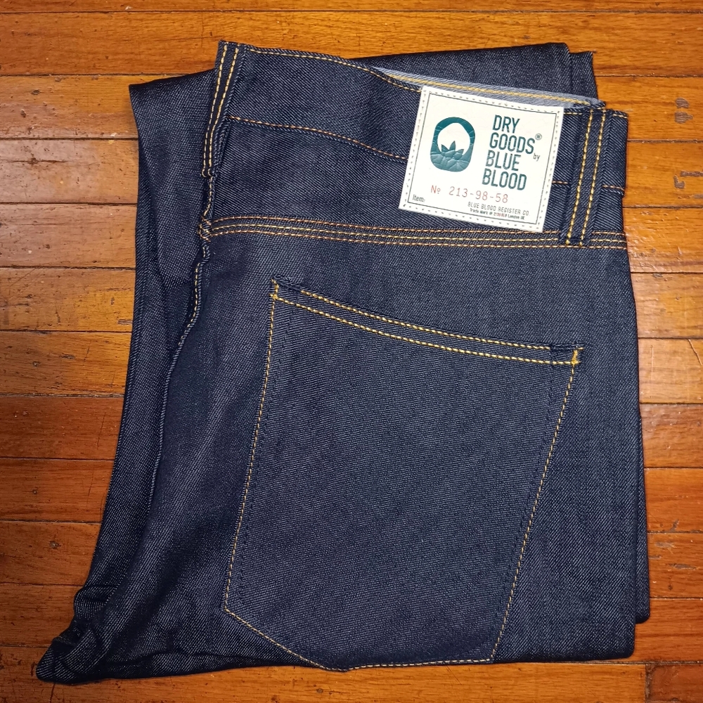 Blue Blood Raw Denim Jeans Y2K